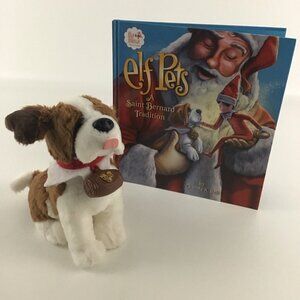 Elf On The Shelf Elf Pets A Saint Bernard Tradition Book Plush Set Christmas